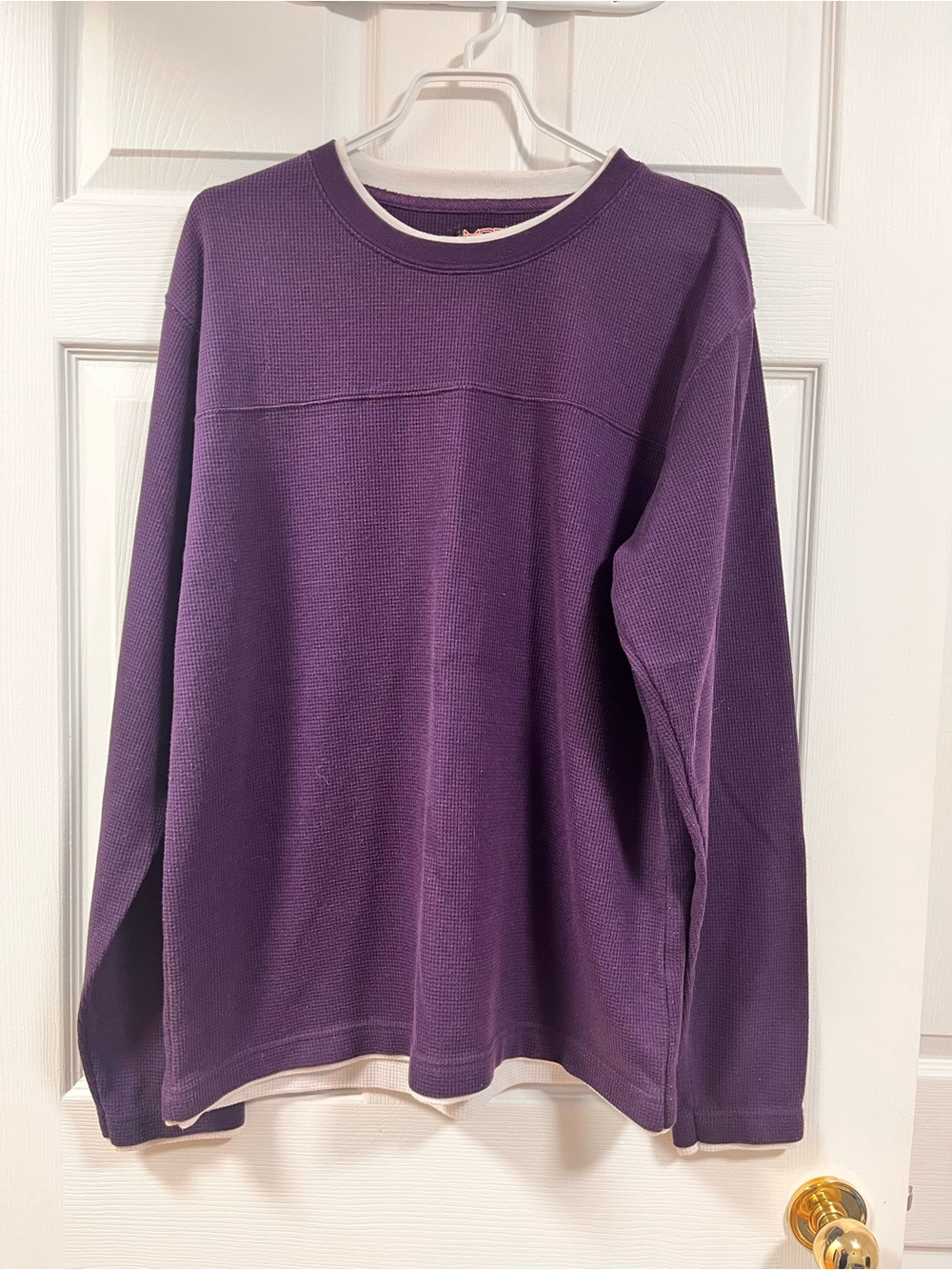 Purple Long-Sleeve Thermal Shirt - Moto